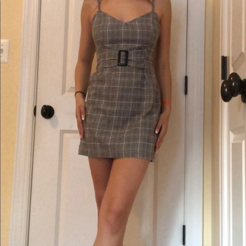 Pacsun kendall and kylie plaid mini dress - Picture 4 of 5